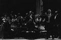 LA TRAVIATA. With Marina Rodríguez-Cusí, Juan Jesús Rodríguez, Ignacio Giner and Alfredo Kraus. Teatro de la Zarzuela de Madrid, 1995. © Photo: Chicho.